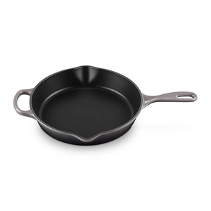 Le Creuset Signature Flint Cast Iron 26cm Deep Skillet with Metal Handle