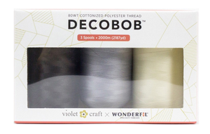 Coffret 3 fils à broder Decobob 2000 m
