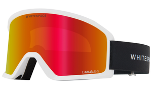 Whitespace DX3 OTG Ski Goggles - Noir, Whitespace Snow Lumalens Red Ion