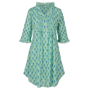 Annabel Cotton Tunic In Spearmint (6XL)