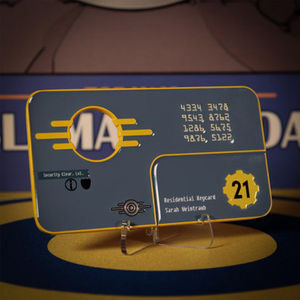 Fallout New Vegas Vault 21 Security Keycard Replica