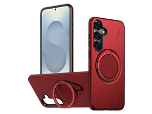 Impact Case with Ring for Samsung Galaxy S25 - Red