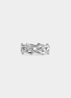 Vendetta Braided Wreath Ring - Stainless Steel