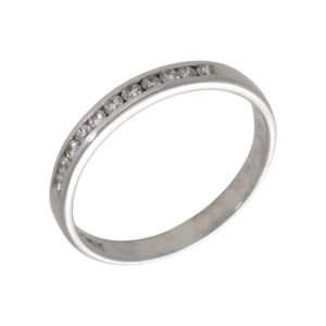 Pre-Owned Platinum 0.25ct Diamond Half Eternity Ring