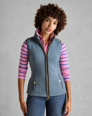 Joules Womens Heritage Gilet - Blue