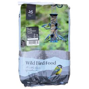 National Trust Black Sunflower Bird Seeds 10kg
