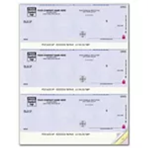 High Security 3/Pg Laser Checks, Work w/QuickBooks & more