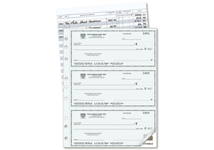 3-On-A-Page Compact Size Duplicate Checks with Register