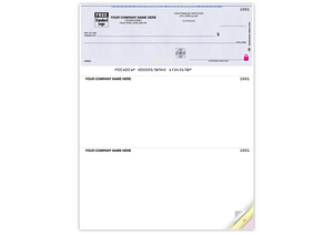 High Security  Laser Top Check, Lined, QuickBooks Compatible
