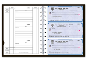 High Security 3/Page Compact Newport Deskbook Checks 