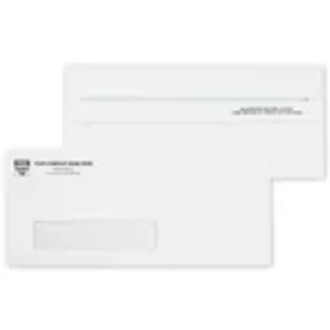 #10 Single Window Envelope, Self Seal 2 Flaps