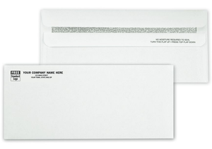 #10 Security Envelope, Self Seal, Security Tint, No Window