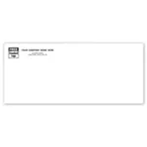 #10 Diagonal Seam Envelope, Manual Seal, No Window, White
