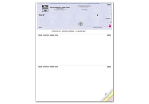 High Security Laser Top Check, Microsoft Office Compatible