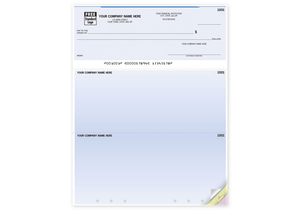 Laser Lined, Hole Punched Multipurpose Check