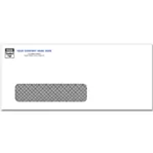 #10 Single Window Envelope, Security Tint, Gummed