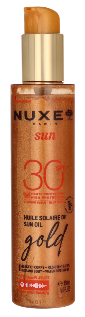 NUXE Sun Oil Shimmering Gold SPF30 150ml