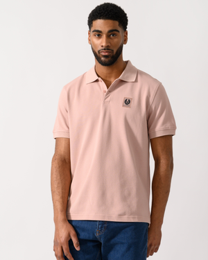 Belstaff Short Sleeved Mens Polo - Dusk Pink