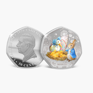 Peter Rabbit Through The Seasons 2026 - March Coin