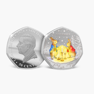 Peter Rabbit Through The Seasons 2026 - November Coin
