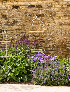 Barrington Obelisk Plant Support 200cm - Steel, Clay