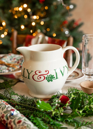 Seconds Christmas Toast Holly & Ivy 3 Pint Jug