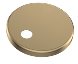 Back to Wall Toilet Hinges (Only) Brushed Gold [305951]