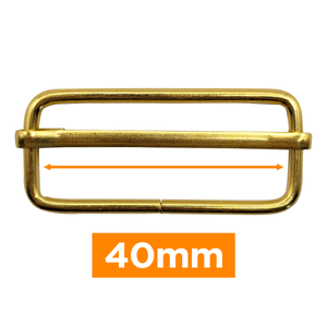 Boucle coulissante premium - Or 40 mm