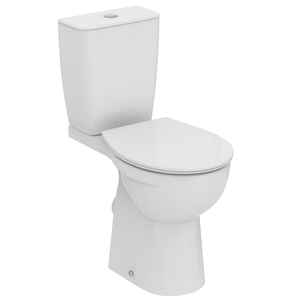 Ideal Standard Tirso Close Coupled Comfort Height Toilet with Soft Close Seat