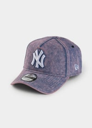 New Era MLB 9Forty A-Frame New York Yankees Pink Acid Denim Snapback Cap
