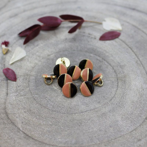 Bouton Wink Black - Melba