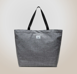 Herschel Recycled Classic Tote - Embroidered - Raven Crosshatch