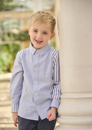 Miles Cut & Sew Stripe Shirt