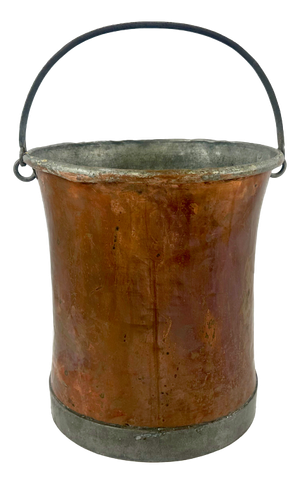Antique Arts & Crafts Copper Bucket