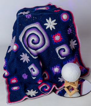 Galaxy Blanket - Andromeda Colourway