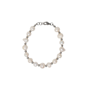 Rebel Pearl Bracelet (8.5")