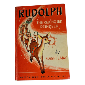 Rudolph The Red-Nosed Reindeer, Original 1939 Hardcover Book by Robert L. May