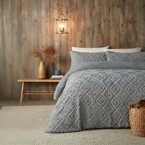 DOUBLE DUVET COVER  Fusion Snug Romo Grey