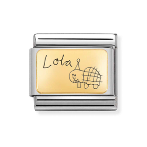 Classic Gold Drawing Charm