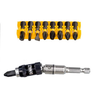 Bitssats för skruvmejsel DeWalt DT70518T; 10 st. + bitshållare