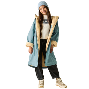 Regatta Kids Spirit Of Adventure Waterproof Changing Robe - 9 - 13 Yrs / Citadel Blue