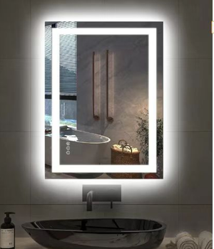 Cook & King LED Frameless Mirror - Dimmable, Anti-Fog, Tri-Tone Light (700mm x 900mm)