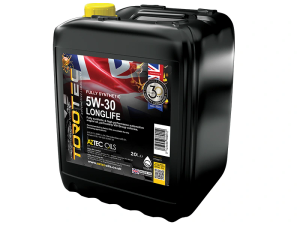 Aztec Oils TOROTEC 5W-30 LONGLIFE Fully Synthetic Engine Oil - 20 Litres (PCM013-D0)