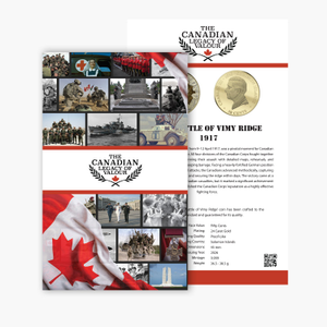 Canadian Legacy of Valour - Battle of Vimy Ridge Certificate