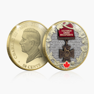 Canadian Legacy of Valour - Victoria Cross Recipients Gold Plated Coin