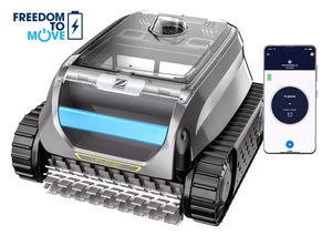 Zodiac Freedom OF 42 iQ Gyro Senza Fili Cordless - Robot Pulitore Piscina a Batteria fino a 10 Mt - FONDO + PARETI + LINEA - MY2025 - USATO 1 SETTIMANA