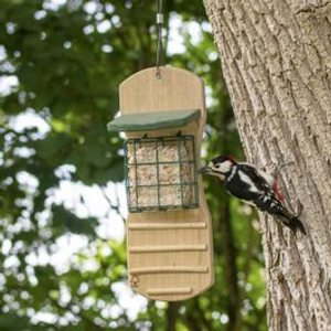 Suet Block Feeder Woodpecker Bistro