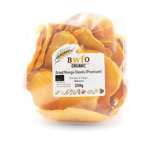 Organic Dried Mango Cheeks (Premium) 250g