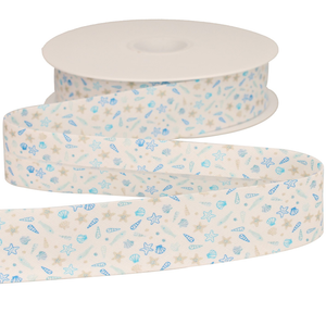 Biais coquillages - Bleu clair