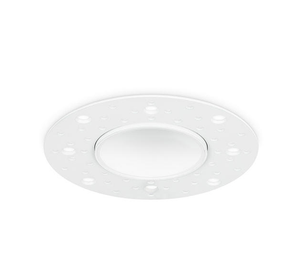 JCC Lighting JC010036/WH White Fireguard GU10 Plaster-In Fire-Rated Downlight (Lamp Not Included)